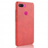 Чехол Litchi Texture для Xiaomi Mi 8 Lite (красный)