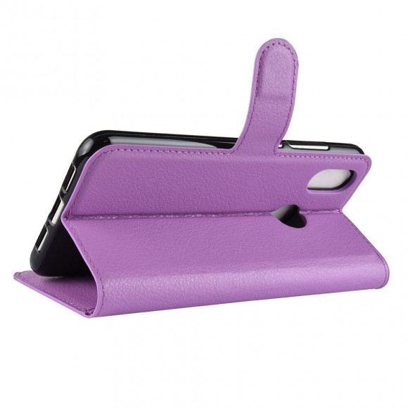 Чехол с визитницей для Xiaomi Mi 8 (фиолетовый) Чехол с визитницей для Xiaomi Mi 8 (фиолетовый)