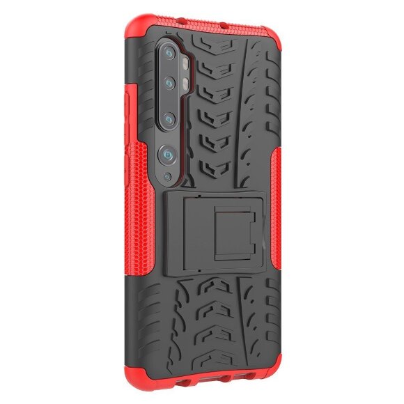 Чехол Hybrid Armor для Xiaomi Mi Note 10 / Mi Note 10 Pro / Mi CC9 Pro (черный + красный) Чехол Hybrid Armor для Xiaomi Mi Note 10 / Mi Note 10 Pro / Mi CC9 Pro (черный + красный)