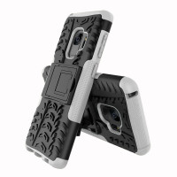 Чехол Hybrid Armor для Samsung Galaxy S9 (черный + белый)