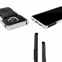 Чехол Hybrid Armor для Samsung Galaxy S9 (черный + белый)
