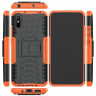 Чехол Hybrid Armor для Xiaomi Redmi 9A (черный + оранжевый)