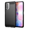Чехол-накладка Carbon Fibre для Xiaomi Mi 11i / Redmi K40 / Redmi K40 Pro / Xiaomi Poco F3 (черный)