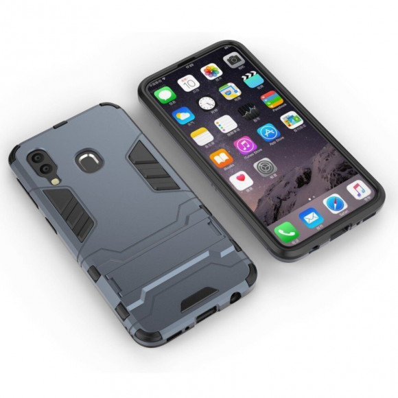 Чехол Duty Armor для Samsung Galaxy A40 (темно-синий)