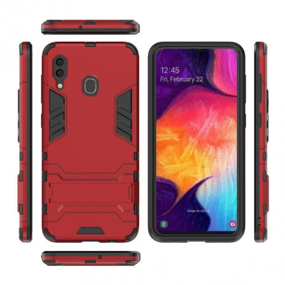Чехол Duty Armor для Samsung Galaxy A30 / Galaxy A20 (красный) Чехол Duty Armor для Samsung Galaxy A30 / Galaxy A20 (красный)