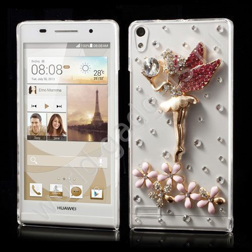 Чехол Fairy Rhinestone для Huawei Ascend P6