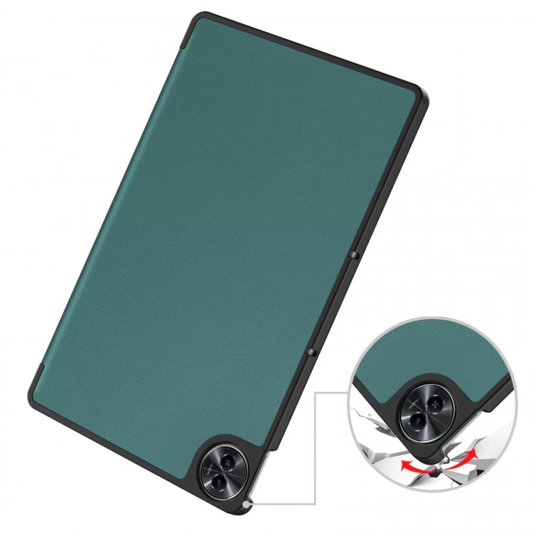 Планшетный чехол для Realme Pad 2 (темно-зеленый)