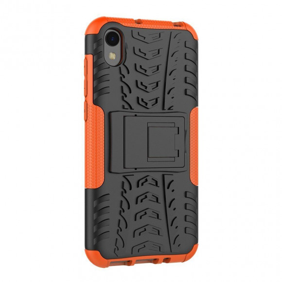 Чехол Hybrid Armor для Huawei Y5 (2019) / Honor 8S (черный + оранжевый) Чехол Hybrid Armor для Huawei Y5 (2019) / Honor 8S (черный + оранжевый)