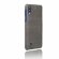 Кожаная накладка-чехол Litchi Texture для Samsung Galaxy M10 (серый)