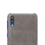 Кожаная накладка-чехол Litchi Texture для Samsung Galaxy M10 (серый)