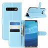Чехол для Samsung Galaxy S10+ (Plus) (голубой)