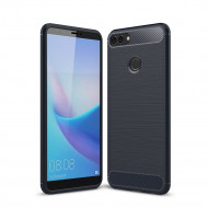 Чехол-накладка Carbon Fibre для Huawei Y9 (2018) / Enjoy 8 Plus (темно-синий) Чехол-накладка Carbon Fibre для Huawei Y9 (2018) / Enjoy 8 Plus (темно-синий)