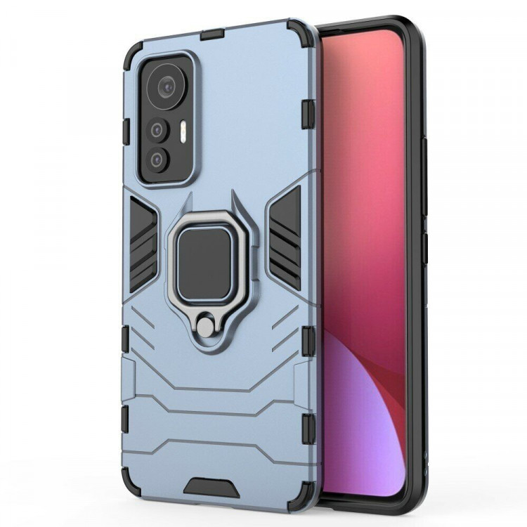 Чехол Armor Ring Holder для Xiaomi 12 Lite (темно-синий)
