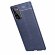 Чехол-накладка Litchi Grain для Samsung Galaxy Note 20 (темно-синий)