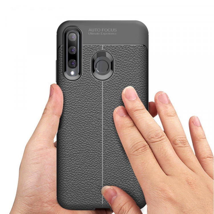 Чехол-накладка Litchi Grain для Huawei P Smart+ (Plus) 2019 / Enjoy 9s / Honor 10i (красный)