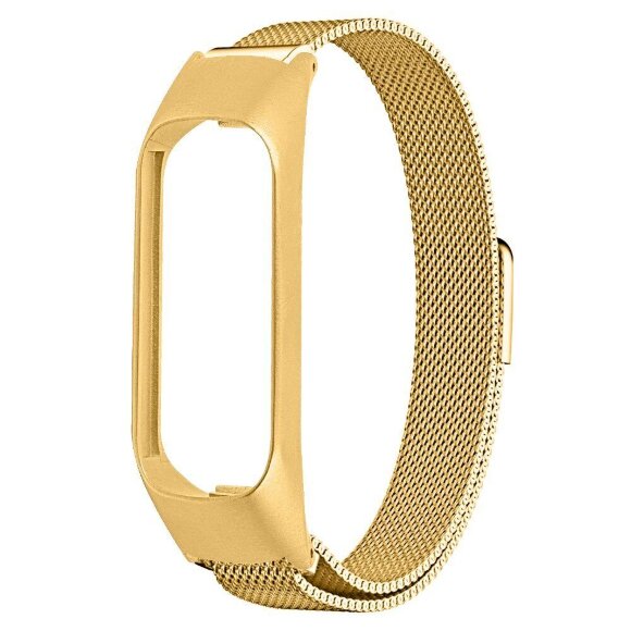 Сетчатый браслет для Samsung Galaxy Fit E SM-R375 (золото)