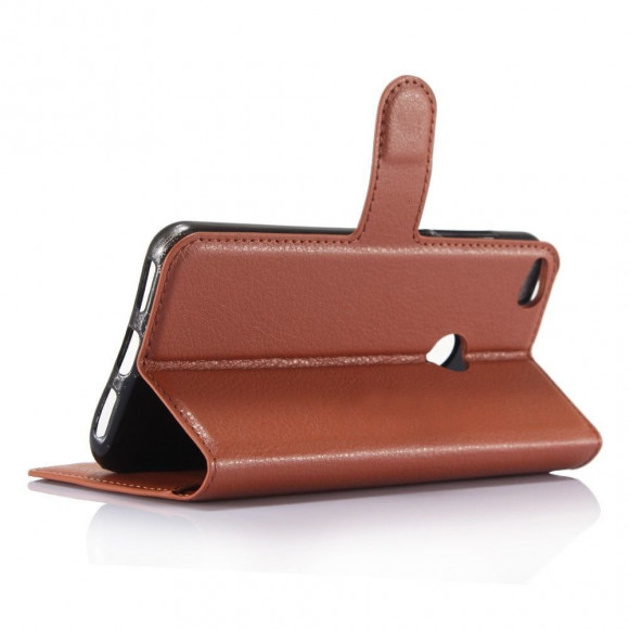 Чехол для Huawei Honor 8 lite с визитницей (коричневый) Чехол для Huawei Honor 8 lite с визитницей (коричневый)