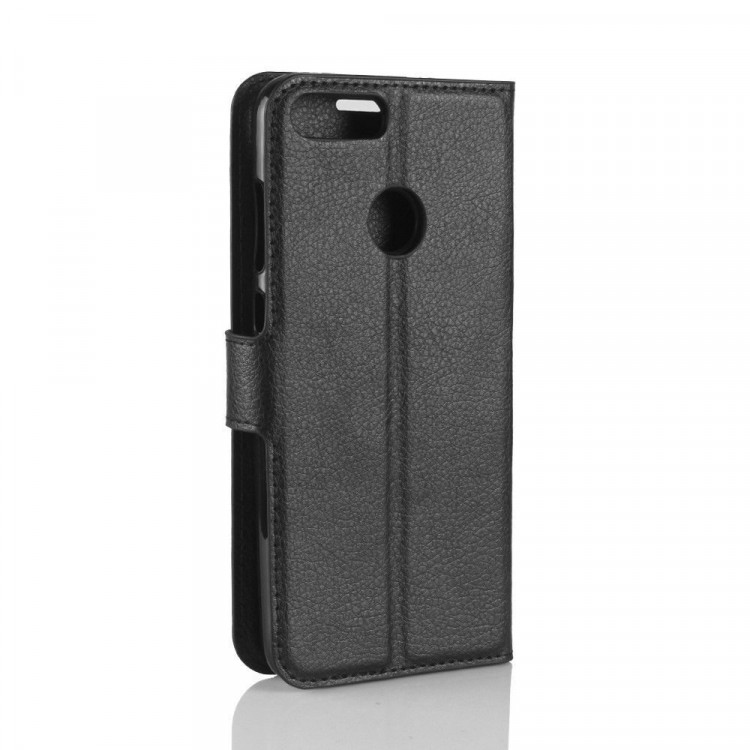 Чехол с визитницей для Huawei Honor 9 Lite (черный)