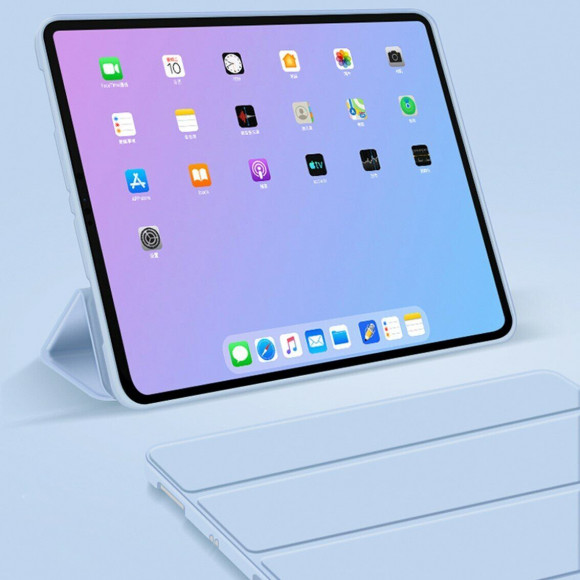 Чехол Smart Case Slim Design GOOJODOQ для iPad Pro 11 (2022, 2021, 2020) (фиолетовый)