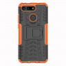 Чехол Hybrid Armor для Huawei Honor View 20 (черный + оранжевый)