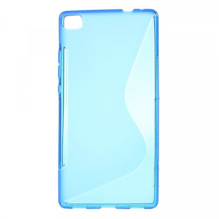 Нескользящий чехол для Huawei P8 (голубой)