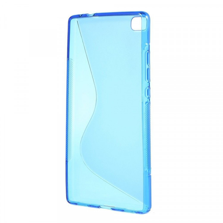 Нескользящий чехол для Huawei P8 (голубой)