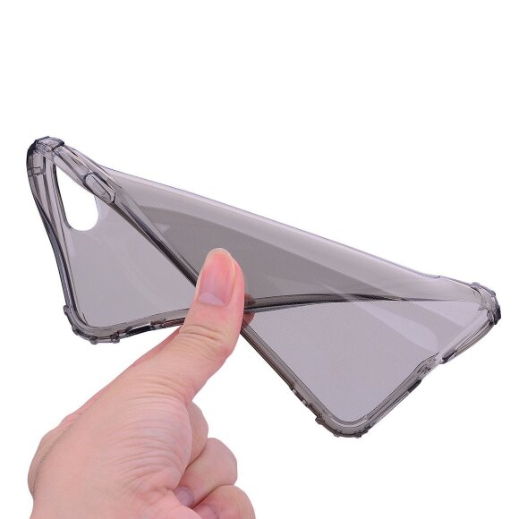 Силиконовый чехол с усиленными бортиками для iPhone 8 Plus / iPhone 7 Plus (черный)