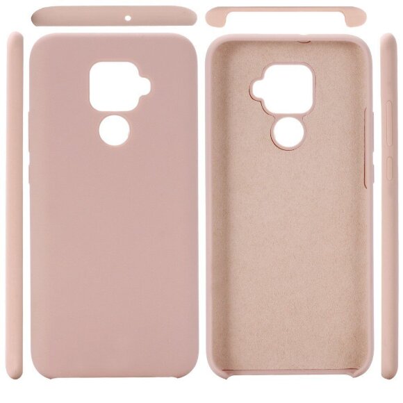 Силиконовый чехол Mobile Shell для Huawei Nova 5i Pro / Mate 30 Lite (розовый)