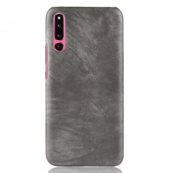 Кожаная накладка-чехол Litchi Texture для Huawei P30 (серый) Кожаная накладка-чехол Litchi Texture для Huawei P30 (серый)