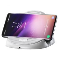 Беспроводное зарядное устройство Baseus Silicone Horizontal Desktop (белый) Беспроводное зарядное устройство Baseus Silicone Horizontal Desktop (белый)