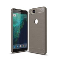 Чехол-накладка Carbon Fibre для Google Pixel 2 (серый)