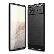 Чехол-накладка Carbon Fibre для Google Pixel 6 Pro (черный) Чехол-накладка Carbon Fibre для Google Pixel 6 Pro (черный)