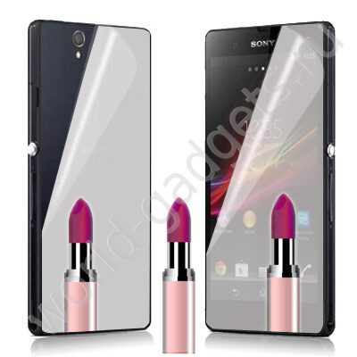 Зеркальная пленка (2 в 1 перед + зад) для Sony Xperia Z