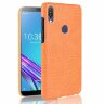 Чехол Crocodile Texture для Asus Zenfone Max Pro (M1) ZB601KL / ZB602KL (оранжевый)