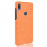 Чехол Crocodile Texture для Asus Zenfone Max Pro (M1) ZB601KL / ZB602KL (оранжевый)