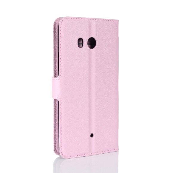 Чехол с визитницей для HTC U11 (розовый) Чехол с визитницей для HTC U11 (розовый)