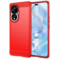 Чехол-накладка Carbon Fibre для Honor 80 (красный)