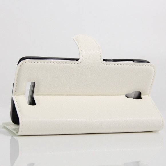 Чехол с визитницей для ZTE Blade L5 / L5 Plus (белый)