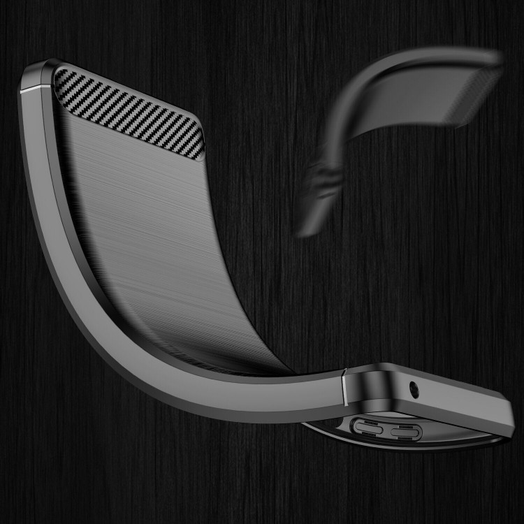 Чехол-накладка Carbon Fibre для Realme 9i, OPPO A36, OPPO A76 (черный)