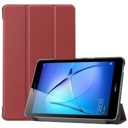 Планшетный чехол для Huawei MatePad T8 (темно-красный)