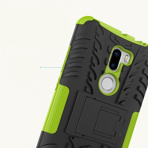 Чехол Hybrid Armor для Xiaomi Mi5S Plus (черный + зеленый) Чехол Hybrid Armor для Xiaomi Mi5S Plus (черный + зеленый)