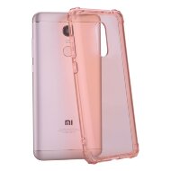 Силиконовый чехол с усиленными бортиками для Xiaomi Redmi 5 Plus (розовый)