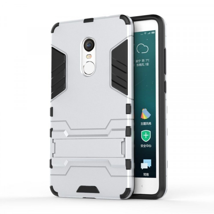 Чехол Duty Armor для Xiaomi Redmi Note 4 / 4X (серебряный)