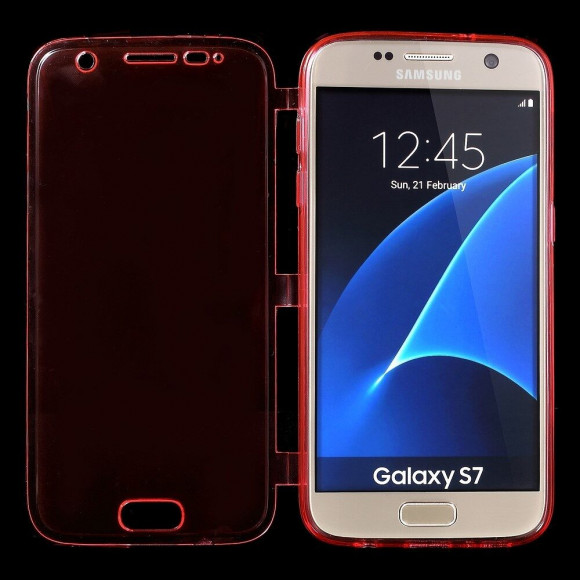 Защитный чехол для Samsung Galaxy S7 (красный) Защитный чехол для Samsung Galaxy S7 (красный)