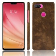 Чехол Litchi Texture для Xiaomi Mi 8 Lite (коричневый) Чехол Litchi Texture для Xiaomi Mi 8 Lite (коричневый)