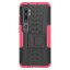 Чехол Hybrid Armor для Xiaomi Mi Note 10 / Mi Note 10 Pro / Mi CC9 Pro (черный + розовый)