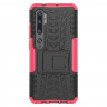 Чехол Hybrid Armor для Xiaomi Mi Note 10 / Mi Note 10 Pro / Mi CC9 Pro (черный + розовый)