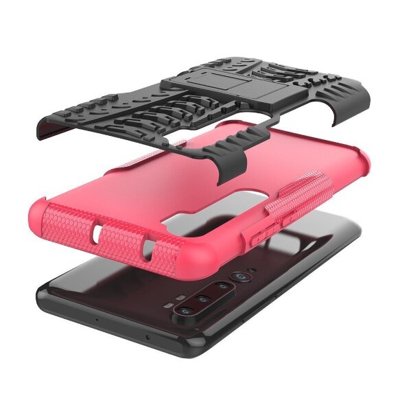 Чехол Hybrid Armor для Xiaomi Mi Note 10 / Mi Note 10 Pro / Mi CC9 Pro (черный + розовый) Чехол Hybrid Armor для Xiaomi Mi Note 10 / Mi Note 10 Pro / Mi CC9 Pro (черный + розовый)