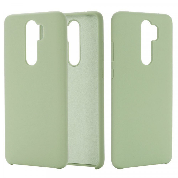 Силиконовый чехол Mobile Shell для Xiaomi Redmi Note 8 Pro (темно-зеленый)