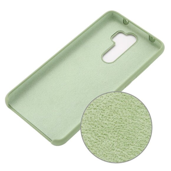 Силиконовый чехол Mobile Shell для Xiaomi Redmi Note 8 Pro (темно-зеленый)